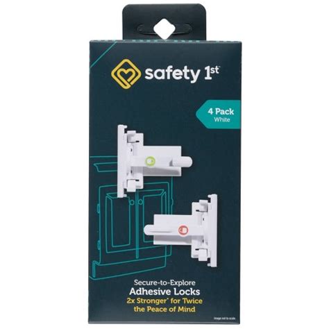 Safety 1St Secure To Explore Adhesive Locks White 4Pk Target Safety 1St Secure To Explore Adhesive Locks White 4Pk Target