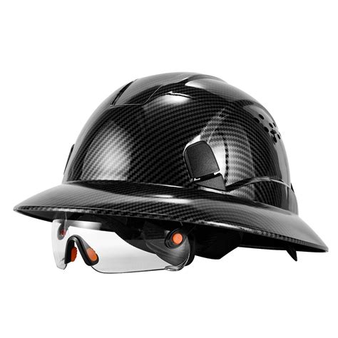 Safety Helmet Carbon Fiber Construction Hard Hat A Grandado