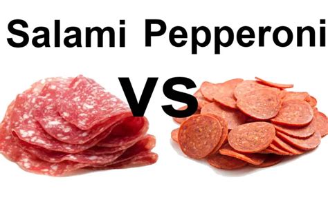 Salami Vs Pepperoni What Are The Differences