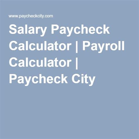 Salary Calculator Federal Amp State Tax Tools Paycheckcity Paycheckcity Salary Calculator Federal Amp State Tax Tools Paycheckcity Paycheckcity