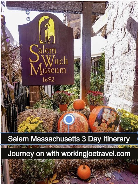 Salem Massachusetts 3 Day Travel Itinerary