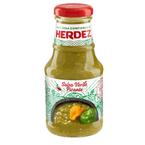 Salsa Verde Picante With Habanero Herdez In Glass 240 G Youmame