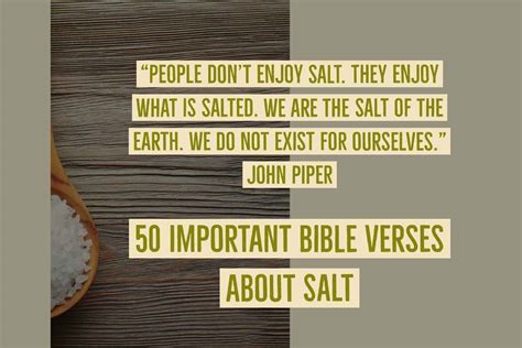 Salt Of The Earth Biblical Quote