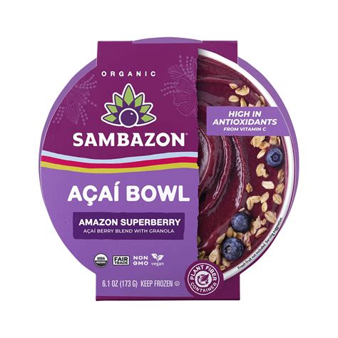 Sambazon Amazon Superberry Acai Bowl 6 1 Oz Metro Market