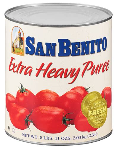 San Benito Heavy Tomato Puree Neil Jones Food Company San Benito Heavy Tomato Puree Neil Jones Food Company