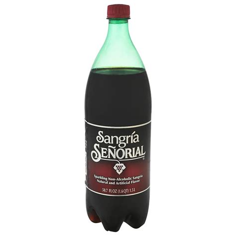 Sangria Senorial Non Alcoholic Soda 1 5 L Gerbes Super Markets