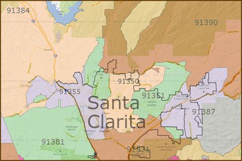 Santa Clarita Zip Codes Maps Data Jobs