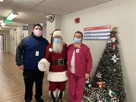 Santa Visits Pediatric Patients At Sierra Vista Regional Medical Center