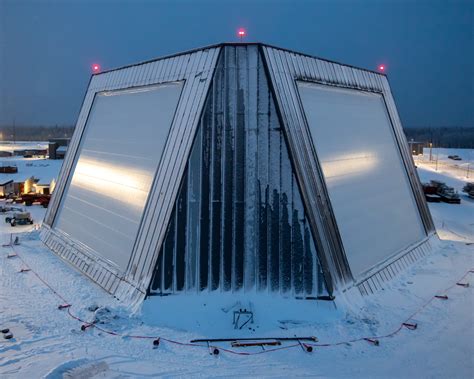 Sat Imagery Of Long Range Discrimination Radar At Clear Space Force Station Alaska