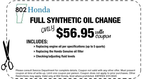 Save On Car Service In Ky Don Moore Honda Coupons