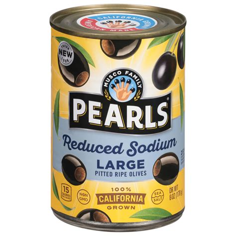 Save On Pearls Reduced Sodium Large Pitted Ripe Black Olives Order
