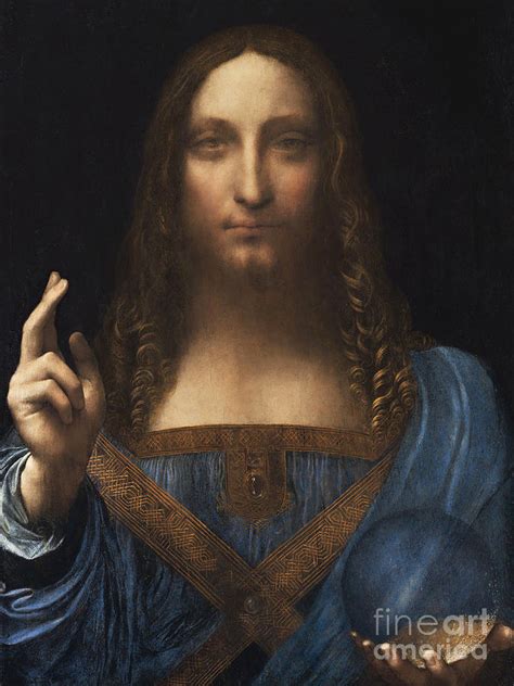 Savior Of World Salvator Mundi 8 5X11 Photo Print Leonardo Da Vinci Fine Art