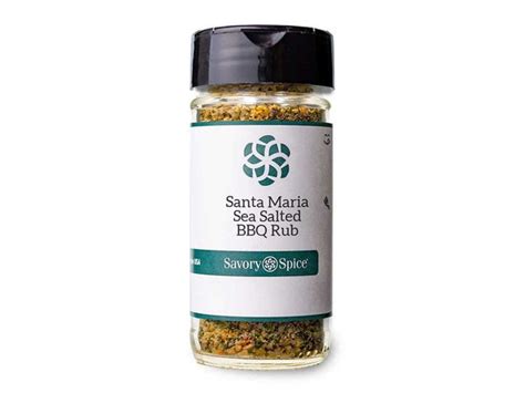 Savory Spice Santa Maria Saf21 Sea Salted Bbq Rub Santa Maria
