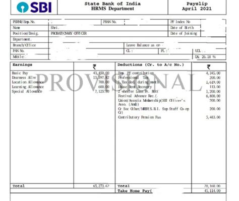 Sbi Po Salary 2023 Pay Scale Deductions And Benefits Sarkari Ie