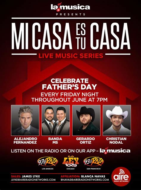 Sbs Entertainment Announces Mi Casa Es Tu Casa Live Music Series Spanish Broadcasting System