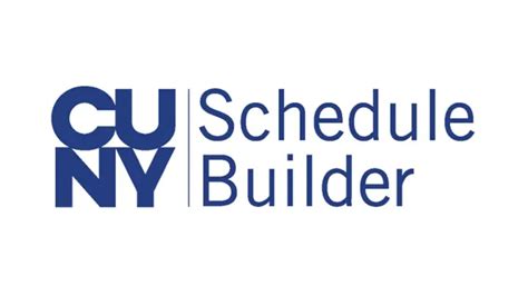 Schedule Builder The City University Of New York