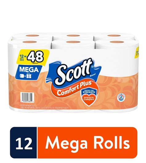 Scott Comfort Plus Mega Roll White Toilet Tissue 462 Sheets Per Roll 9 Rolls Per Pack 48095 The Home Depot Scott Comfort Plus Mega Roll White Toilet Tissue 462 Sheets Per Roll 9 Rolls Per Pack 48095 The Home Depot