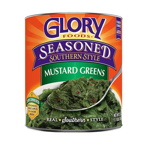 Seasoned Mustard Greens Glory Foods