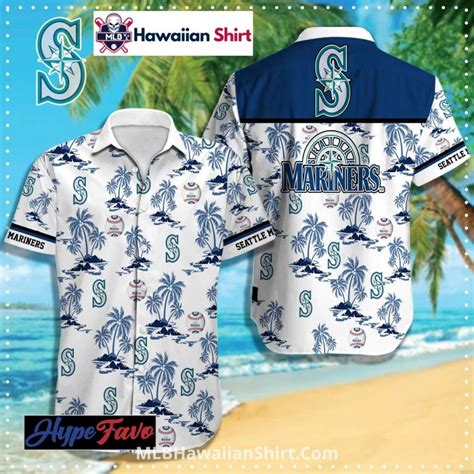 Seattle Mariners White Hibiscus Floral Hawaiian Shirt Mlb Hawaiian Seattle Mariners White Hibiscus Floral Hawaiian Shirt Mlb Hawaiian