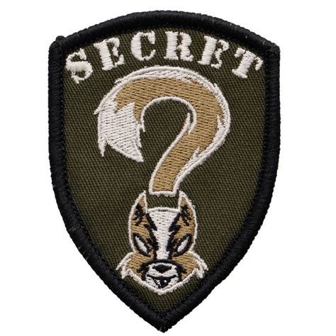 Secret Squirrel Morale Patch Stealth And Grit Combined Stitchpatches Com