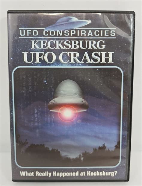 Secrets Of Ufos Kecksburg Ufo Crash Dvd 2006 For Sale Online Ebay