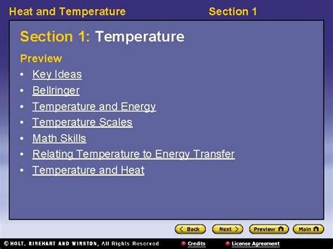 Section 1 Temperature Preview Key Ideas Bellringer Ppt Download Section 1 Temperature Preview Key Ideas Bellringer Ppt Download