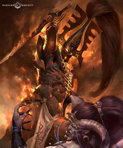 See An Avatar Pummel A Keeper Of Secrets In New Codex Aeldari Artwork