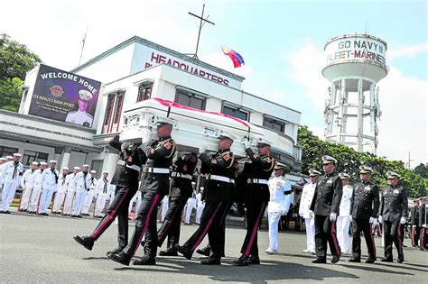 Senators Marines Pay Last Respects To Biazon Inquirer News