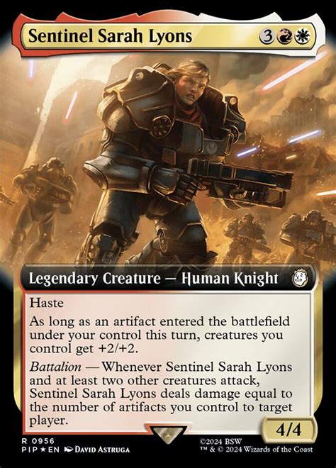 Sentinel Sarah Lyons Fallout Pip 118 Scryfall Magic The Sentinel Sarah Lyons Fallout Pip 118 Scryfall Magic The