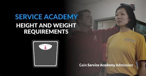 Service Academy Height And Weight Requirements Gain Service Academy Admission