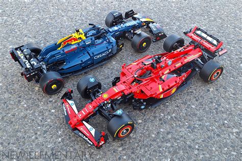 Set Review 42206 Oracle Red Bull Racing Rb20 And 42207 Ferrari Sf 24 From Lego Technic New Elementary Lego Parts Sets And Techniques