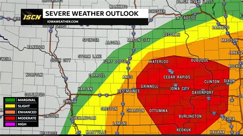 Iowa Severe Thunderstorms Tuesday