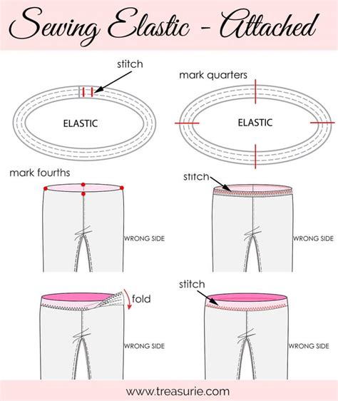 Sewing Elastic Best Way To Sew Elastic Treasurie