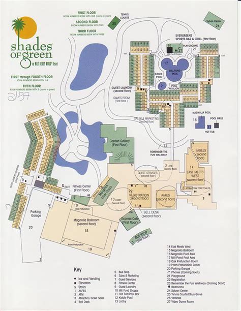Shades Of Green Resort Layout Military Disney Tips Blog