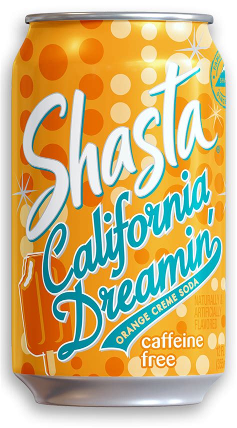 Shasta California Dreamin Orange Cr Me Soda Diet Orange Diet Shasta