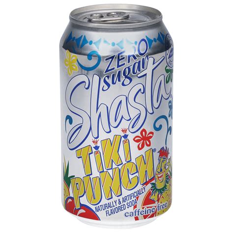 Shasta Soda Caffeine Free Zero Sugar Tiki Punch Same Day Delivery Or