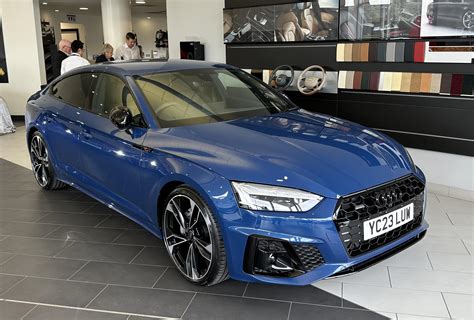 She S Finally Arrived Audi A5 Black Edition Ascari Blue R Audi