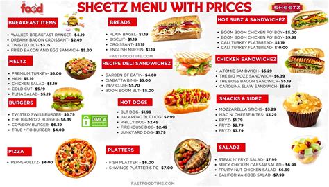 Explore Delicious Options with Our Ultimate Sheets Menu