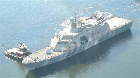Ships Arriving For Fleet Week Traveling Through Port Of Baltimore