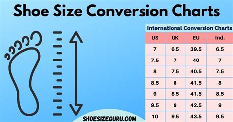 Shoe Size Guru Shoe Size Charts Tables And Guides Shoe Size Guru Shoe Size Charts Tables And Guides