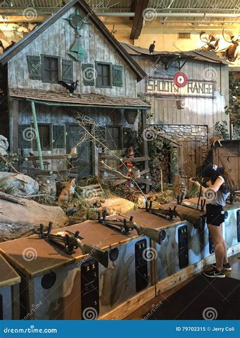Shooting Gallery Game At Bass Pro Shops Foxboro Ma Editorial Stock Photo Image Of Game Place 79702183