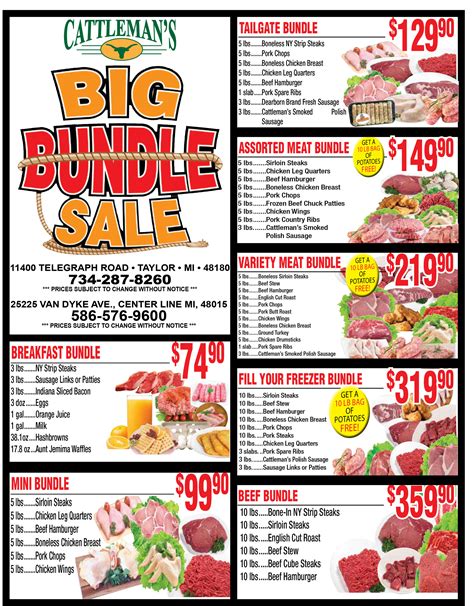 Shop Cattleman Amp 39 S Meat Bundle Specials Taylor Mi Shop Cattleman Amp 39 S Meat Bundle Specials Taylor Mi