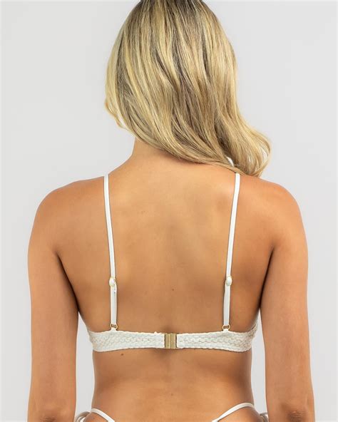 Shop Topanga Heaven Underwire Bikini Top In Cream Fast Shipping