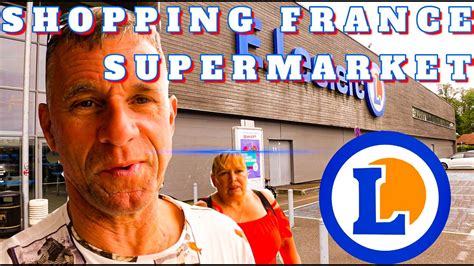 Shopping France French Supermarket Youtube