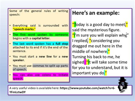 Short Story Speech Punctuation Teaching Resources