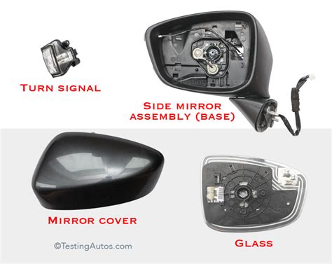 Side View Mirror Replacement Parts