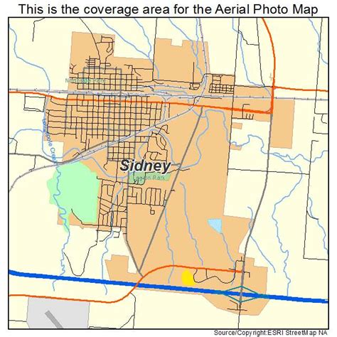 Sidney Map City Of Sidney Nebraska Usa