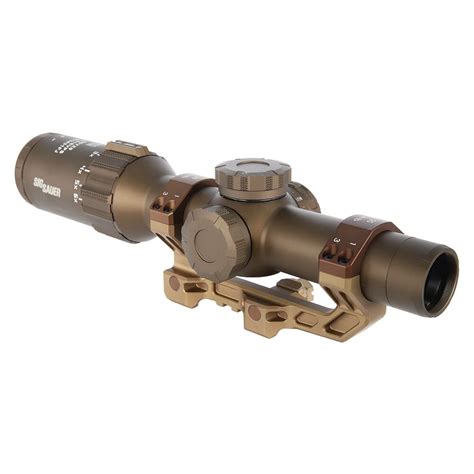 Sig Sauer 1 6X24 Tango6t Riflescope Hellfire 3 Gun Fde
