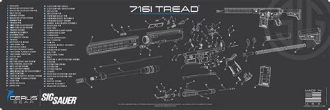 Sig Sauer 716I Tread Schematic Rifle Mat