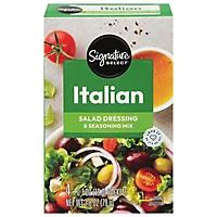 Signature Select Italian Pack Salad Dressing And Seasoning Mix 4 0 7 Oz Shaws Signature Select Italian Pack Salad Dressing And Seasoning Mix 4 0 7 Oz Shaws